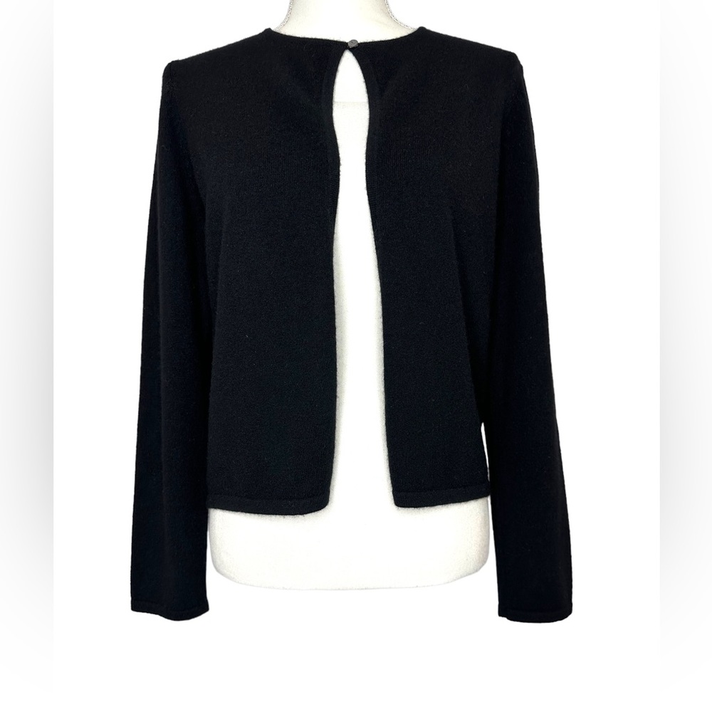 Ann Taylor Cashmere Black Shrug Sweater